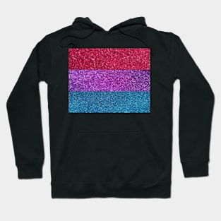 Bisexual Glitter Flag Hoodie